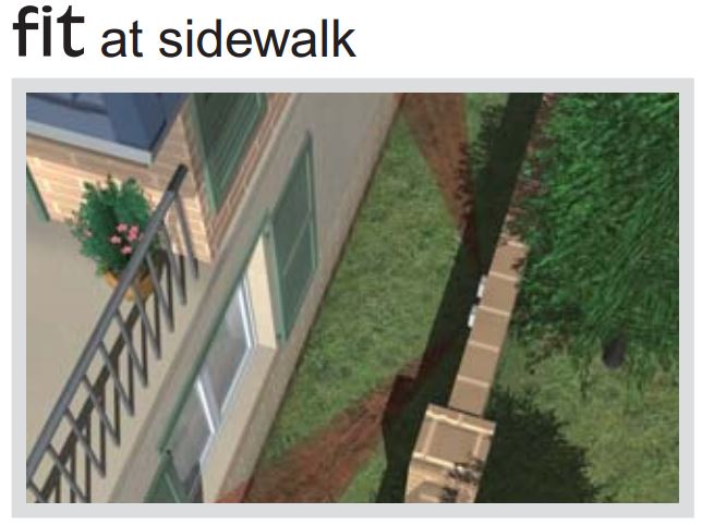 Optex FTN-R Fit at sidewalk